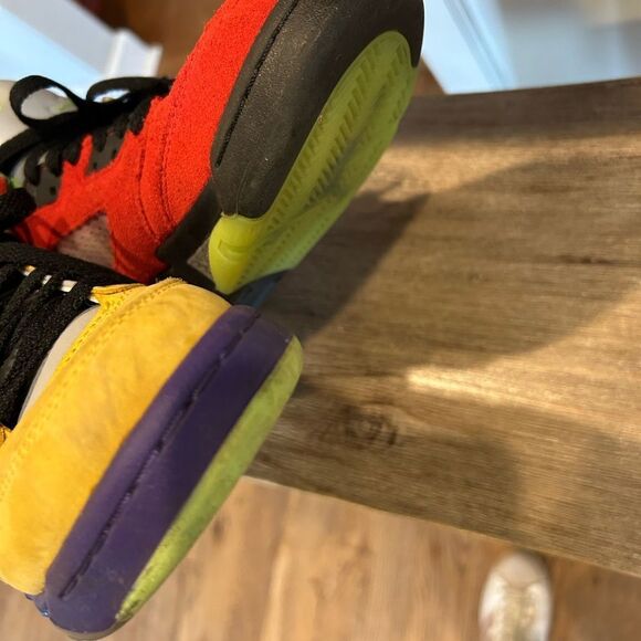 - Boy’s Jordan 5 Retro “What The..” Size 7Y no insoles - Picture 11 of 11